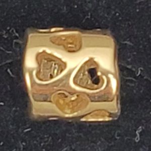 Pandora 14 K Yellow Gold Heart Charm